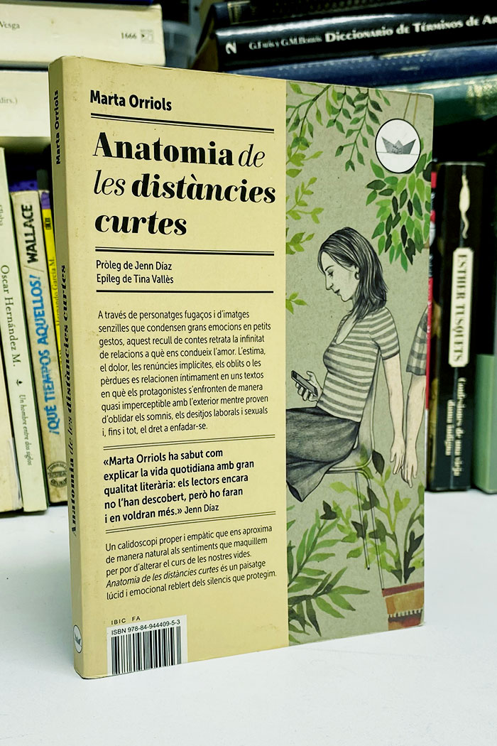 Anatomia de les distàncies curtes libro de Marta Orriols Balaguer