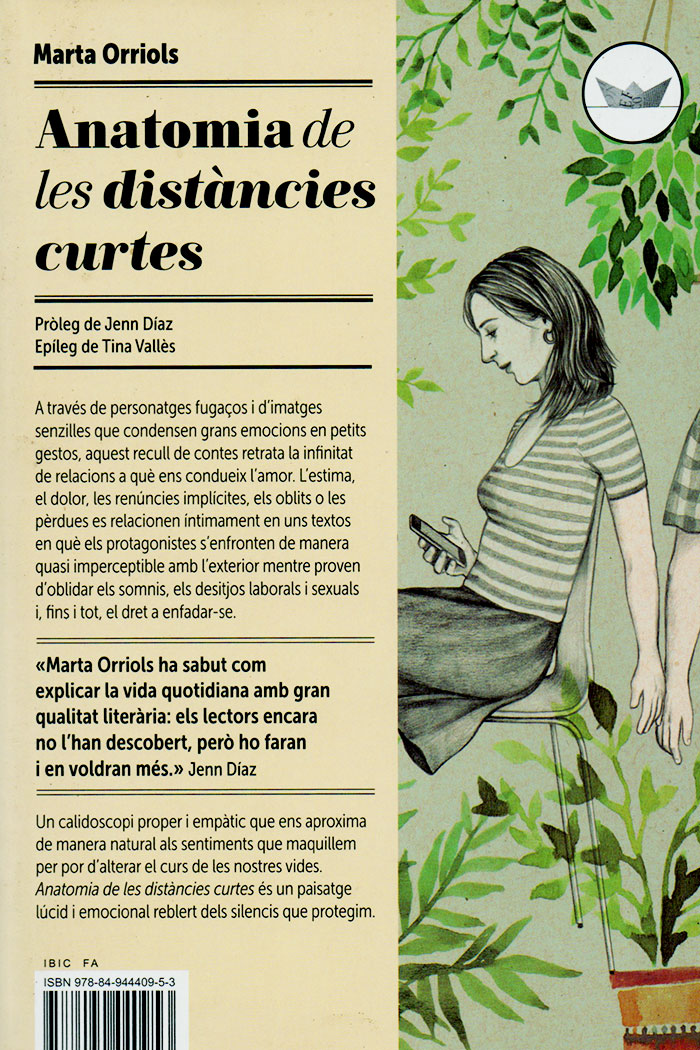Anatomia de les distàncies curtes libro de Marta Orriols Balaguer