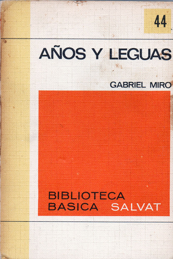 Años y leguas Libro de Gabriel Miró