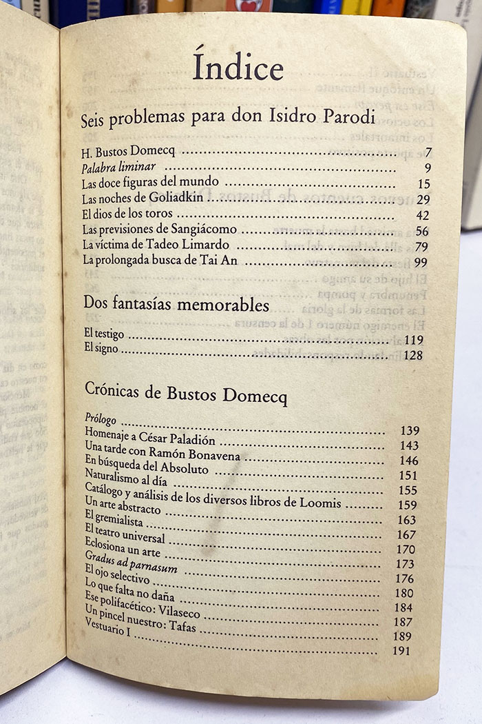 Nuevos cuentos de Bustos Domecq libro de cuentos de Jorge Luis Borges y Adolfo Bioy Casares