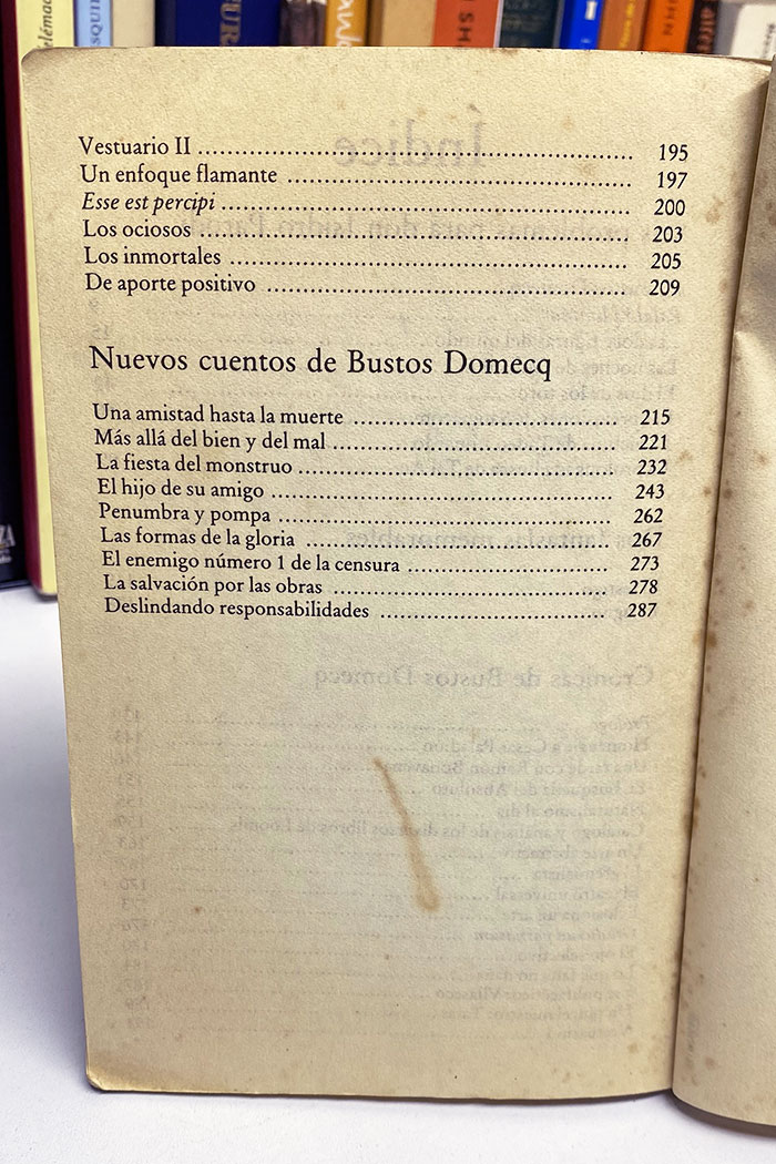Nuevos cuentos de Bustos Domecq libro de cuentos de Jorge Luis Borges y Adolfo Bioy Casares