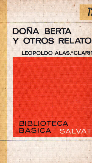 Doña Berta y otros relatos Libro de Leopoldo Alas "Clarín"