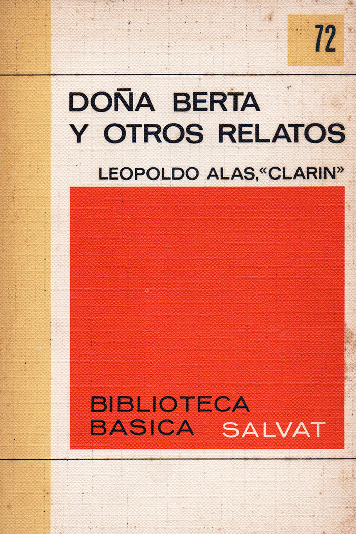 Doña Berta y otros relatos Libro de Leopoldo Alas "Clarín"