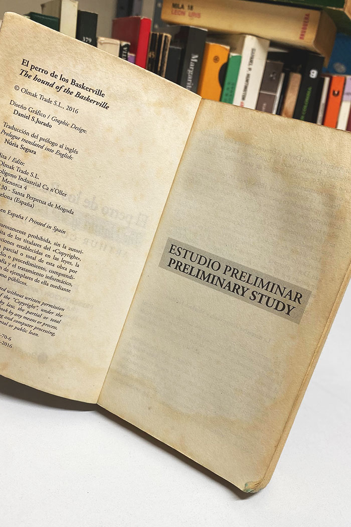 El sabueso de los Baskerville edición bilingüe Novela de Arthur Conan Doyle