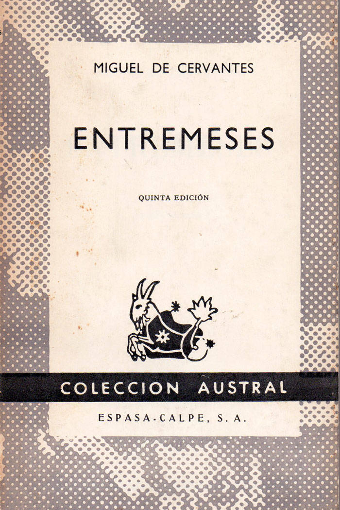 Entremeses libro de Miguel de Cervantes