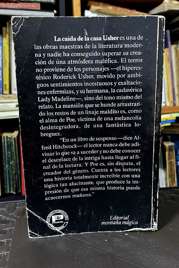La caída de la casa Usher de Edgar Allan Poe
