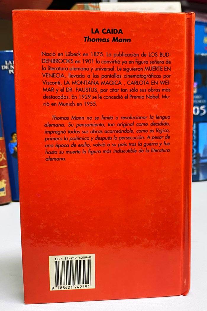 La Caída libro de Thomas Mann