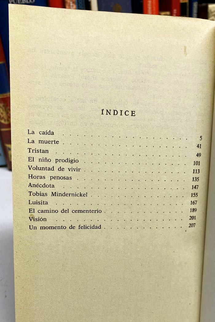 La Caída libro de Thomas Mann