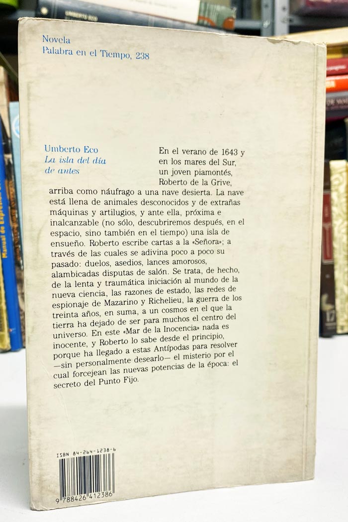 La isla del día de antes Novela de Umberto Eco