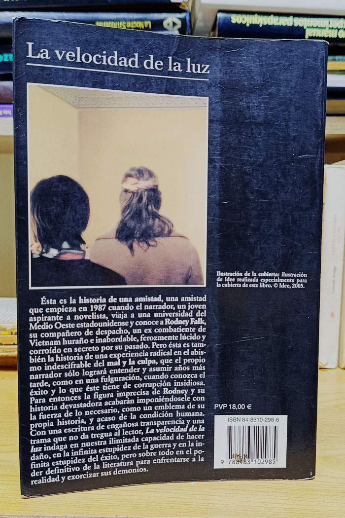 La velocidad de la luz Libro de Javier Cercas