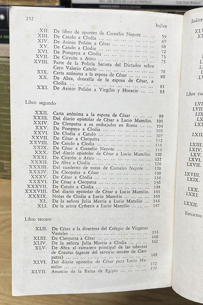 Los Idus de Marzo Novela de Thornton Wilder