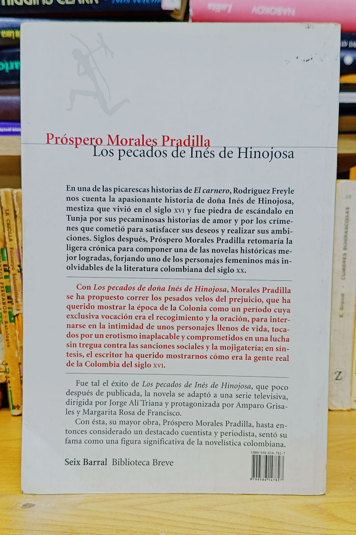 Los pecados de Inés de Hinojosa Novela de Próspero Morales Pradilla
