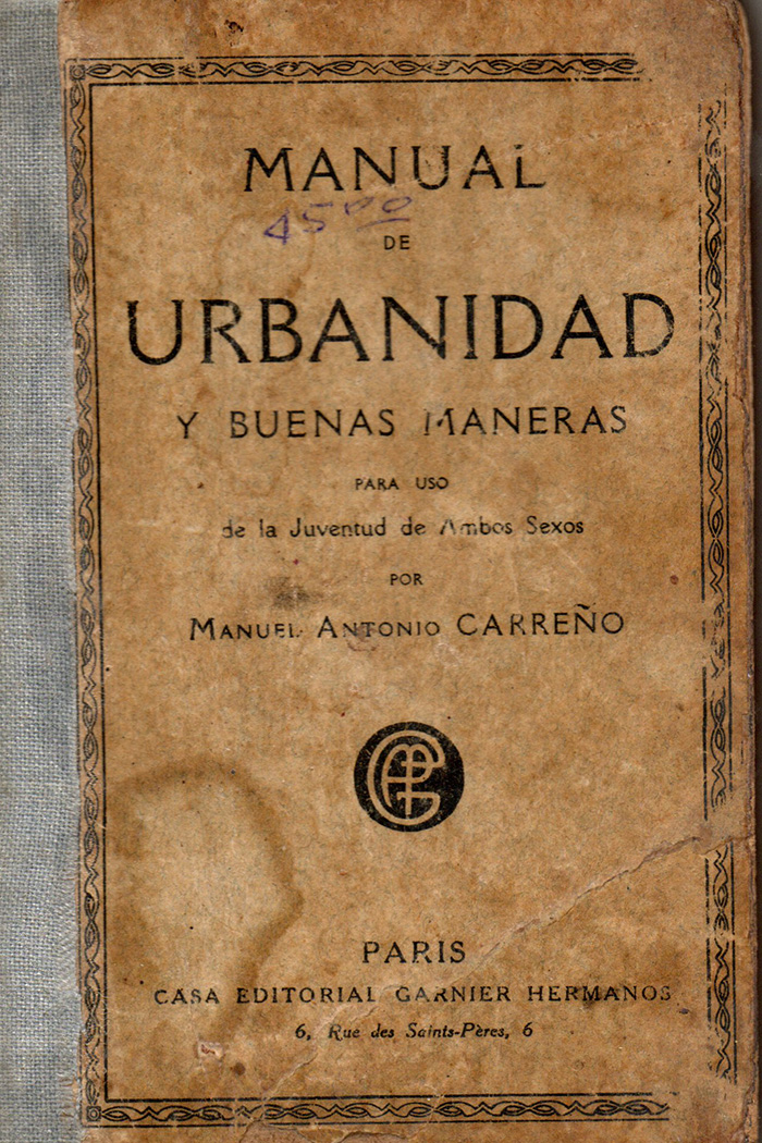 Manual de urbanidad y buenas maneras- Manuel Antonio Carreño