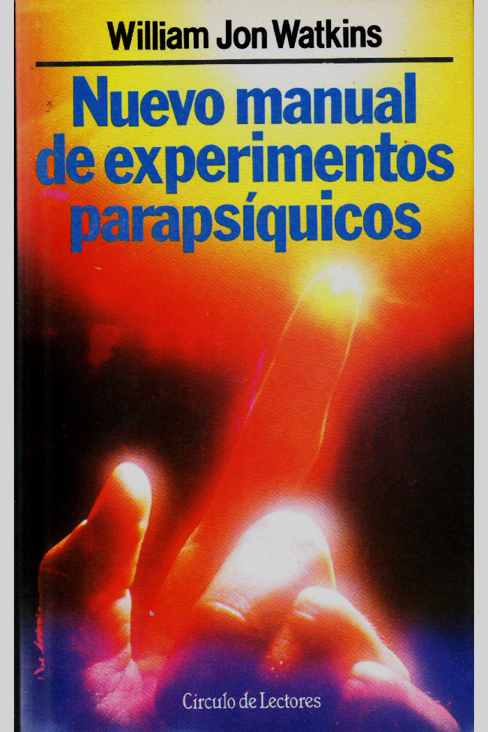 Nuevo manual de experimentos parapsíquicos libro de Willian Jon Watkins