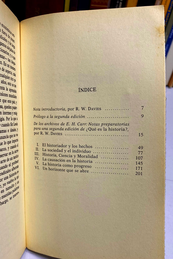 ¿Qué es la Historia? Libro de Edward Hallett Carr