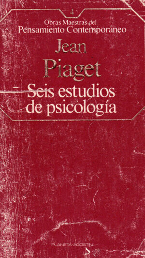 Seis estudios de psicología Libro de Jean Piaget