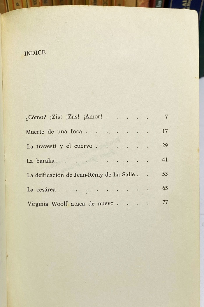 Virginia Woolf ataca de nuevo libro de Cuentos de Copi