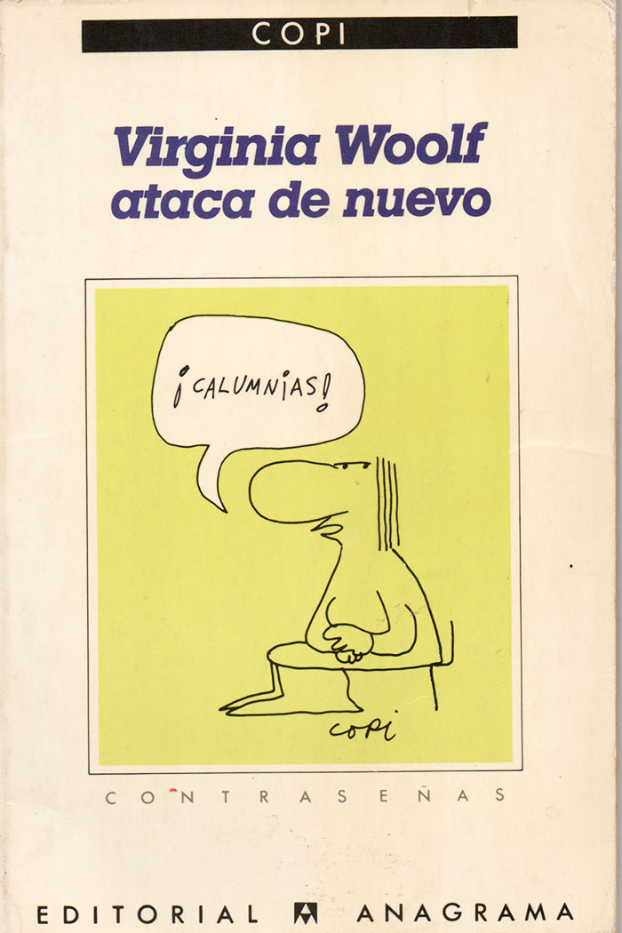 Virginia Woolf ataca de nuevo libro de Cuentos de Copi